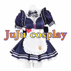 画像1: 送料無料　Fate/Grand Order　FGO　マシュ・キリエライト　メイド　コスプレ衣装　コスチューム (1)