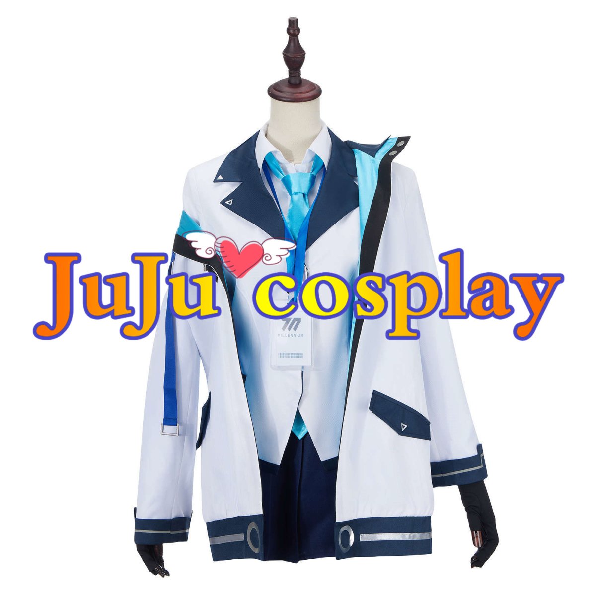 画像1: 送料無料　ブルーアーカイブ　黒崎コユキ　コスプレ衣装　コスチューム (1)