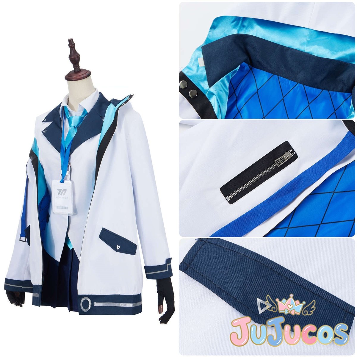 画像5: 黒崎コユキ　コスプレ衣装　ブルーアーカイブ　コスチューム　JUJUcosplay (5)