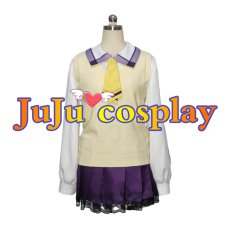 画像1: 送料無料　天使☆騒々 RE-BOOT!　白雪乃愛　制服　コスプレ衣装　コスチューム (1)