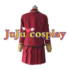 画像2: 送料無料　CLAMP 私立堀鐔学園　さくら　小狼　制服　コスプレ衣装　コスチューム (2)