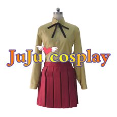 画像3: 送料無料　CLAMP 私立堀鐔学園　さくら　小狼　制服　コスプレ衣装　コスチューム (3)