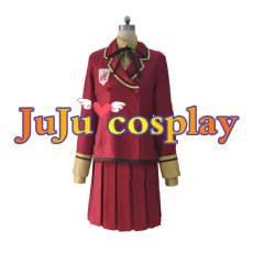 画像1: 送料無料　CLAMP 私立堀鐔学園　さくら　小狼　制服　コスプレ衣装　コスチューム (1)