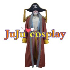 画像1: 送料無料　ワンピース　バギー　劇場版衣装　コスプレ衣装　コスチューム (1)