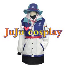 画像1: 送料無料　ブルーアーカイブ　各務チヒロ　キャンプ　コスプレ衣装　コスチューム (1)