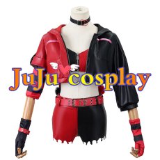 画像1: 送料無料　異世界スーサイド・スクワッド　ハーレイ・クイン　コスプレ衣装　コスチューム (1)
