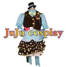 画像1: 送料無料　ラブライブ! School idol project　星空凛　フルーツパーラー編　コスプレ衣装　コスチューム (1)