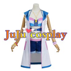 画像1: 送料無料　ラブライブ！スーパースター!!　Liella!　嵐千砂都　サニーオーシャン編　コスプレ衣装　コスチューム (1)