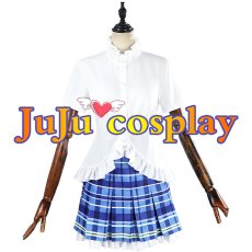 画像5: 送料無料　ラブライブ！サンシャイン!!　初期編　渡辺曜　高海千歌　国木田花丸　黒澤ダイヤ　黒澤ルビィ　津島善子　松浦果南　小原鞠莉　桜内梨子　コスプレ衣装　コスチューム (5)