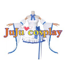 画像1: 送料無料　Re:ゼロから始める異世界生活　レム　グラスエディション　コスプレ衣装　コスチューム (1)