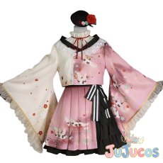 画像2: 朝比奈まふゆ　和風ロリータファッション　優しさに励まされて　コスプレ衣装　プロジェクトセカイ カラフルステージ！ feat. 初音ミク　コスチューム　JUJUcosplay (2)