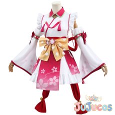画像3: Vtuber　さくらみこ　巫女衣装　コスプレ衣装　バーチャルYouTuber　コスチューム　JUJUcosplay (3)