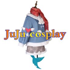 画像2: 送料無料　バーチャルYouTuber　VTuber　がうる・ぐら　Gawr Gura　2025新春　コスプレ衣装　コスチューム (2)