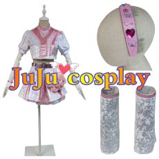 画像4: 送料無料　ラブライブ！サンシャイン!!　わいわいわい　黒澤ルビィ　peace piece pizza　コスプレ衣装　コスチューム (4)