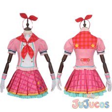画像1: 星宮いちご　コスプレ衣装　アイカツ!　コスチューム　JUJUcosplay (1)