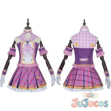 画像1: 紫吹蘭　パープルトルテ　コスプレ衣装　アイカツ!　コスチューム　JUJUcosplay (1)