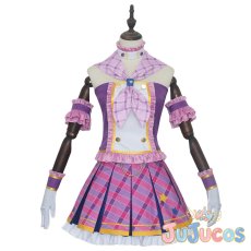 画像2: 紫吹蘭　パープルトルテ　コスプレ衣装　アイカツ!　コスチューム　JUJUcosplay (2)