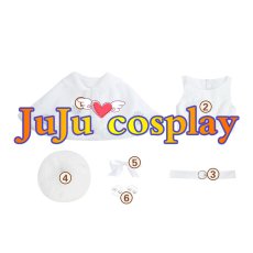 画像14: 送料無料　ラブライブ！サンシャイン!!　聖歌隊　渡辺曜　高海千歌　国木田花丸　黒澤ダイヤ　黒澤ルビィ　津島善子　松浦果南　小原鞠莉　桜内梨子　コスプレ衣装　コスチューム (14)
