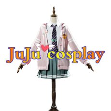 画像1: 送料無料　VOCALOID　初音ミク　制服　コスプレ衣装　コスチューム (1)