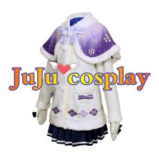 画像2: 送料無料　プロジェクトセカイ カラフルステージ！ feat. 初音ミク　鳳えむ　もこもこスノーコート　コスプレ衣装　コスチューム (2)