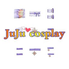 画像4: 送料無料　アイカツ!　紫吹蘭　ドラマチックガール　コスプレ衣装　コスチューム (4)