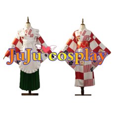 画像3: 送料無料　ぼっち・ざ・ろっく!　喜多郁代　神明の少女　和メイド　コスプレ衣装　コスチューム (3)