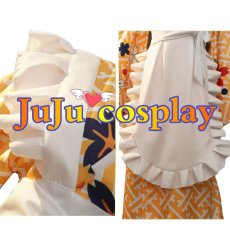 画像2: 送料無料　ぼっち・ざ・ろっく!　伊地知虹夏　神明の少女　和メイド　コスプレ衣装　コスチューム (2)