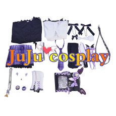 画像6: 送料無料　原神(げんしん)　フィッシュル（Fischl）　原神カフェ in ソウル　コスプレ衣装　コスチューム (6)