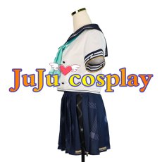 画像3: 送料無料　バーチャルYouTuber　VTuber　風真いろは　セーラー服　コスプレ衣装　コスチューム (3)