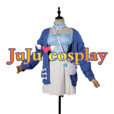 画像1: 送料無料　バーチャルYouTuber　VTuber　Fuwawa Abyssgard (フワワ・アビスガード)　カジュアル衣装　コスプレ衣装　コスチューム (1)