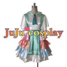 画像1: 送料無料　ラブライブ! サンシャイン!!　小原鞠莉　La la 勇気のうた　コスプレ衣装　コスチューム (1)