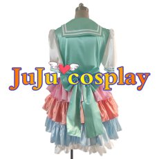 画像2: 送料無料　ラブライブ! サンシャイン!!　桜内梨子　La la 勇気のうた　コスプレ衣装　コスチューム (2)