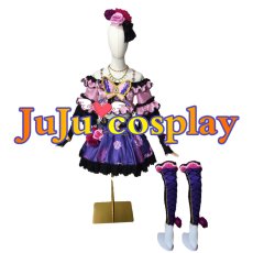 画像1: 送料無料　アイカツ!　紫吹蘭　ローズボンボン　コスプレ衣装　コスチューム (1)