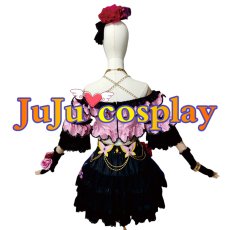 画像2: 送料無料　アイカツ!　紫吹蘭　ローズボンボン　コスプレ衣装　コスチューム (2)