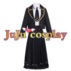 画像1: 送料無料　プロジェクトセカイ カラフルステージ！ feat. 初音ミク　東雲絵名　スクール　コスプレ衣装　コスチューム (1)