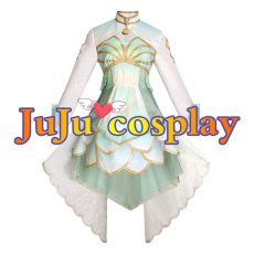 画像1: 送料無料　プロジェクトセカイ カラフルステージ！ feat. 初音ミク　草薙寧々　マーメイド・ウォータードレス　打ち上げは花火で　コスプレ衣装　コスチューム (1)