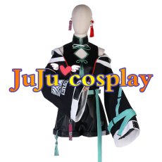 画像1: 送料無料　バーチャルYouTuber　VTuber　緑仙　チャイナストリート　コスプレ衣装　コスチューム (1)