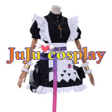 画像2: 送料無料　バーチャルYouTuber　VTuber　風楽奏斗　メイド衣装　コスプレ衣装　コスチューム (2)