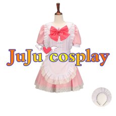 画像1: 送料無料　魔法少女まどか☆マギカ　鹿目まどか　メイド服　コスプレ衣装　コスチューム (1)