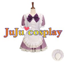 画像1: 送料無料　魔法少女まどか☆マギカ　暁美ほむら　メイド服　コスプレ衣装　コスチューム (1)