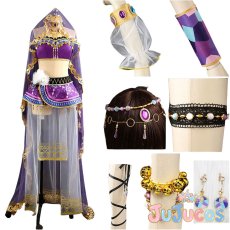 画像4: 東條希　踊り子編　コスプレ衣装　ラブライブ! School idol project　コスチューム　JUJUcosplay (4)