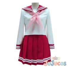 画像2: 泉こなた　コスプレ衣装　らき☆すた　コスチューム　JUJUcosplay (2)