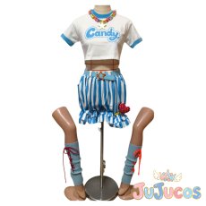 画像1: 渡辺曜　ヴィレッジヴァンガード　コスプレ衣装　ラブライブ！サンシャイン!!　コスチューム　JUJUcosplay (1)