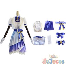 画像1: 国木田花丸　Aqours　9周年記念　コスプレ衣装　ラブライブ！サンシャイン!!　コスチューム　JUJUcosplay (1)