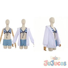 画像1: 奥空アヤネ　水着　コスプレ衣装　ブルーアーカイブ　コスチューム　JUJUcosplay (1)
