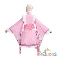 画像4: 天乃リリサ　和風メイド　コスプレ衣装　2.5次元の誘惑　コスチューム　JUJUcosplay (4)