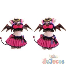 画像1: 国木田花丸　小悪魔編　覚醒後　コスプレ衣装　ラブライブ！サンシャイン!!　コスチューム　JUJUcosplay (1)