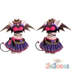 画像1: 小原鞠莉　小悪魔編　覚醒後　コスプレ衣装　ラブライブ！サンシャイン!!　コスチューム　JUJUcosplay (1)