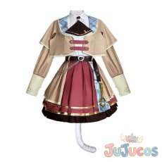 画像2: 小豆沢こはね　Detective Cat Robe　コスプレ衣装　プロジェクトセカイ カラフルステージ！ feat. 初音ミク　コスチューム　JUJUcosplay (2)
