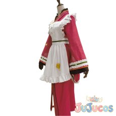 画像3: 天馬咲希　和風メイド服　コスプレ衣装　プロジェクトセカイ カラフルステージ！ feat. 初音ミク　コスチューム　JUJUcosplay (3)